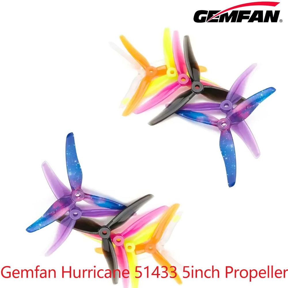 12 пар пропеллеров Gemfan Hurr – обзор и цена 5 Inch Propeller