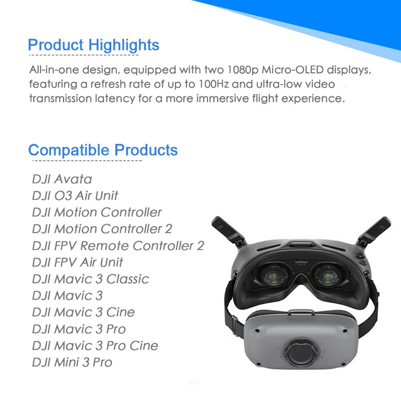 97% НОВЫЕ Б/У DJI FPV Goggles  – обзор и цена Dji Goggles